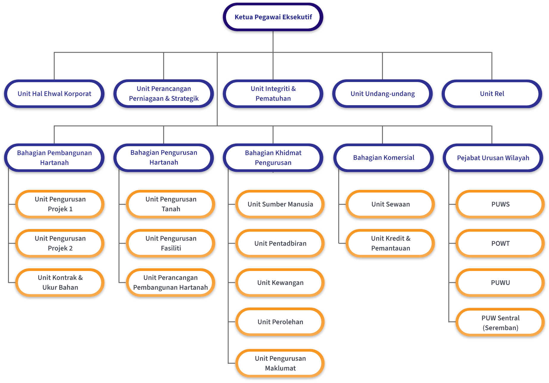 RAC Organisation Chart